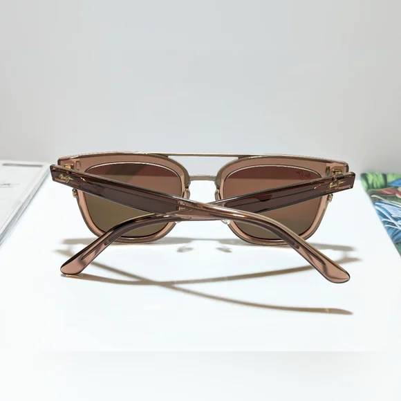 New Maui Jim Relaxation Mode Espresso Polarized Maui Sunrise Sunglasses P844-19B